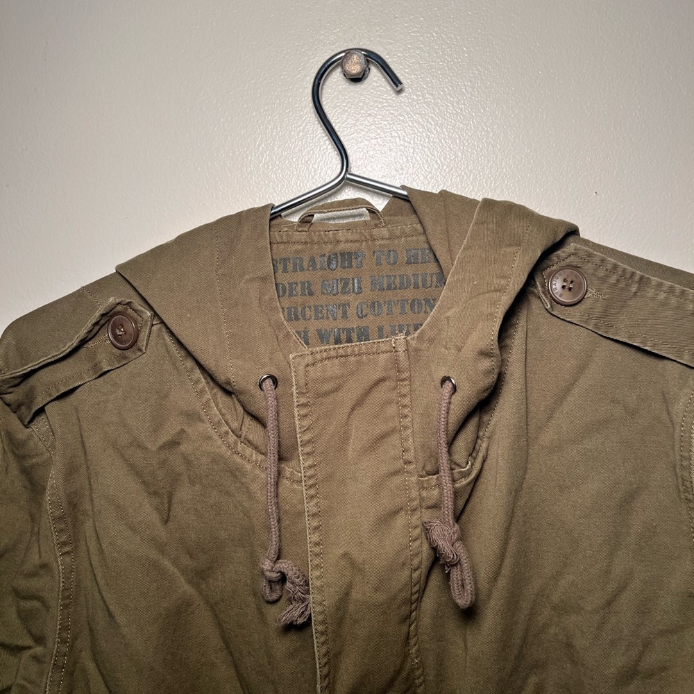 Straight To Hell Green Fishtail Parka medium - Picture 2 of 11